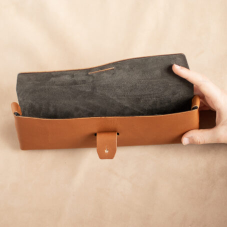 CREATIO Caramel Trousse en cuir – Image 2