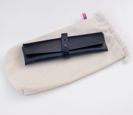 PRIMA Bleue Petite trousse en cuir – Image 4