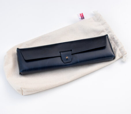 CREATIO Bleue Trousse en cuir – Image 4