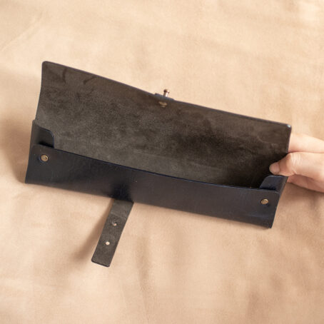 PRIMA Bleue Petite trousse en cuir – Image 3