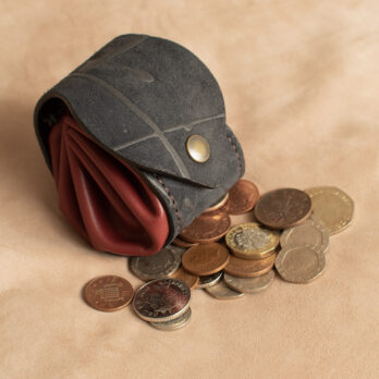 FORTUNA Petite bourse bordeaux et noire