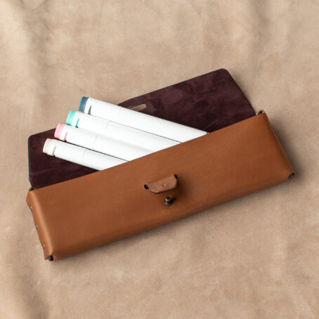 CREATIO Caramel Trousse en cuir – Image 6