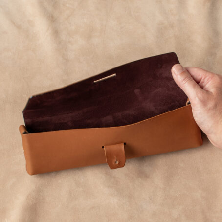 CREATIO Caramel Trousse en cuir – Image 5