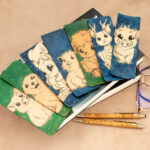 ANIMALIA Marque-page en cuir