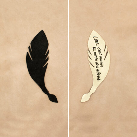 PLUMA Marque-page en cuir – Image 4