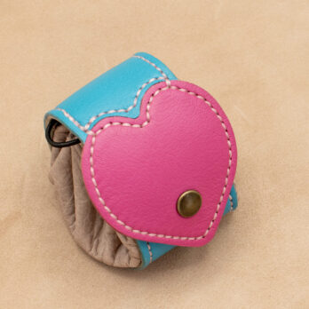 FORTUNA Coeur Petite bourse Rose et bleu