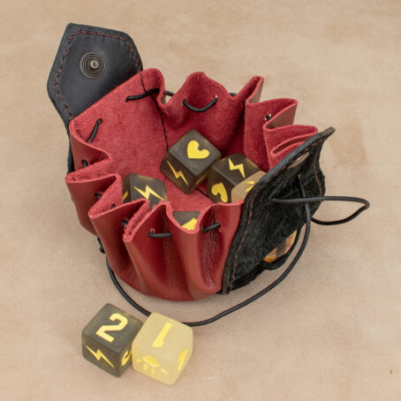DRAGON bourse bordeaux et noire – Image 2